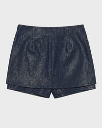 Indigo Shimmer Mini Skort