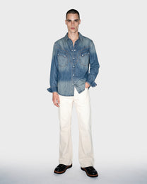 Pearl Snap Denim Shirt
