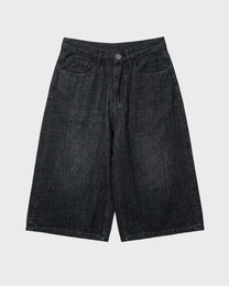 Pumice Stone Denim Shorts