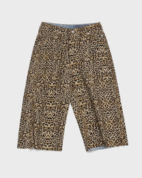 Reverse Denim Capri