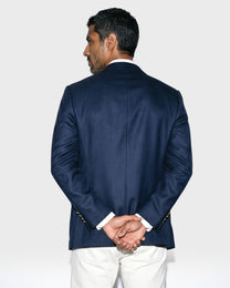 Peak Navy Single Breasted Blazer