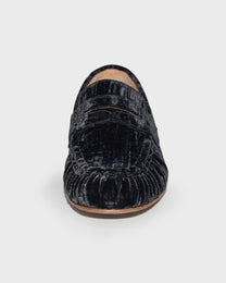 Silk Velvet Loafer