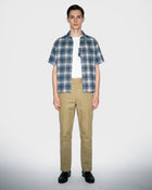 Soft Plaid Crop Shirt
