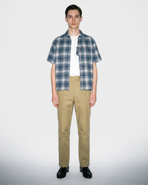 Soft Plaid Crop Shirt
