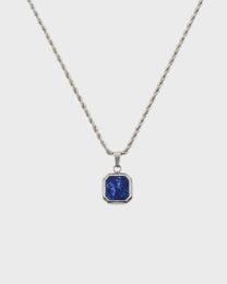Bezel Stone Pendant Nacklace
