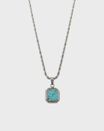 Bezel Stone Pendant Nacklace