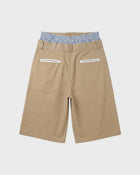 Shorts di jeans effetto candeggiato con bandana