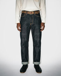 Worn Brass Studded Belt