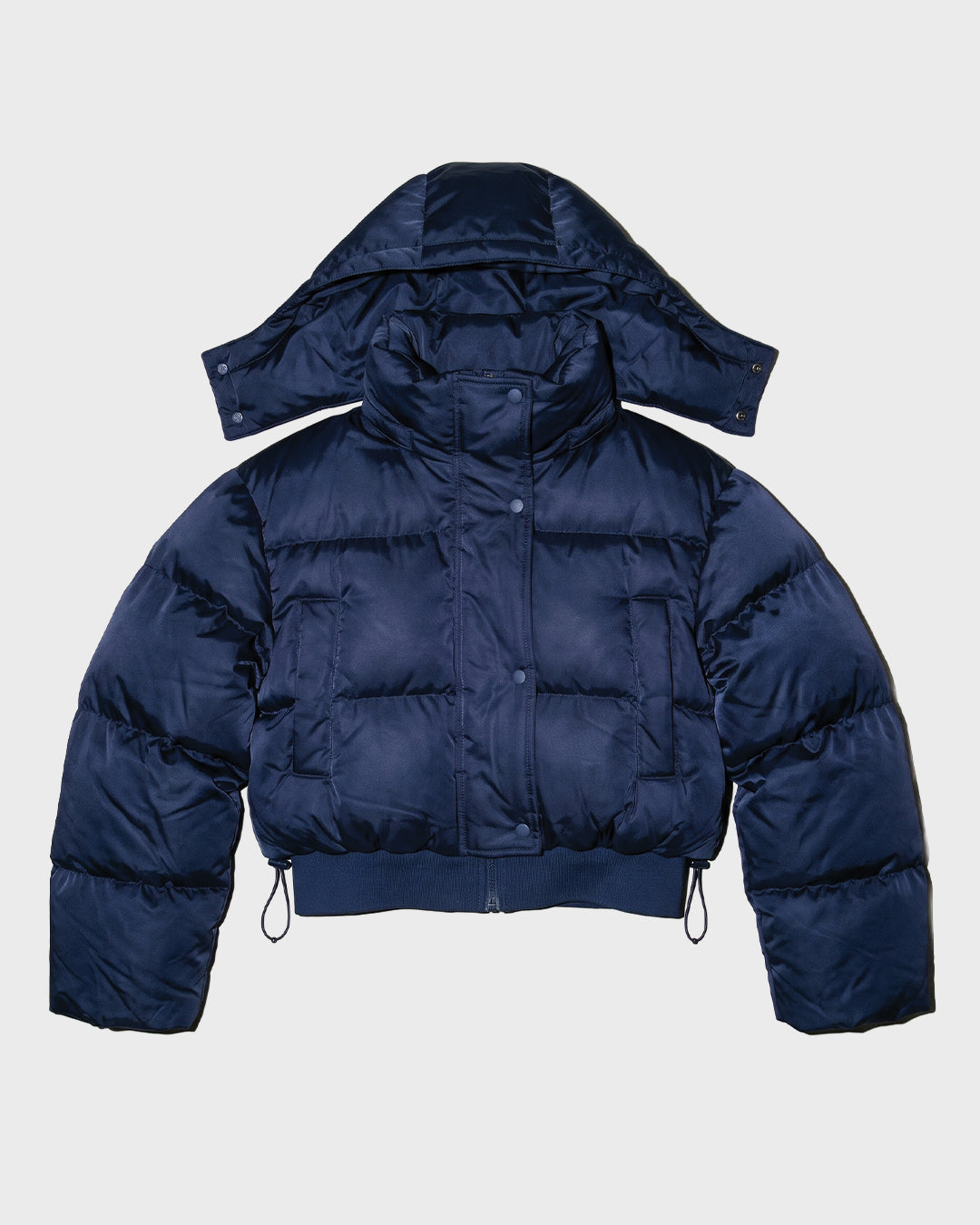 Snap Hood Puffer Jacket