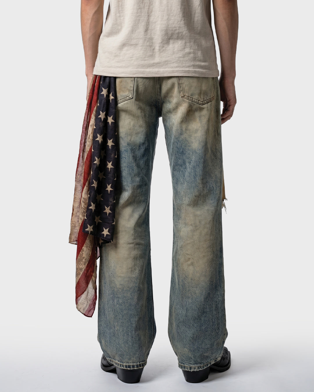 Foulard Liberty effetto rovinato