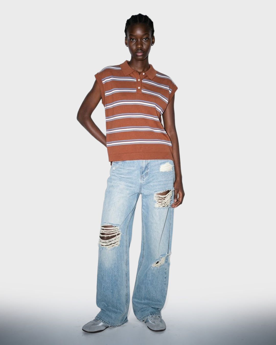 Knit Polo Vest