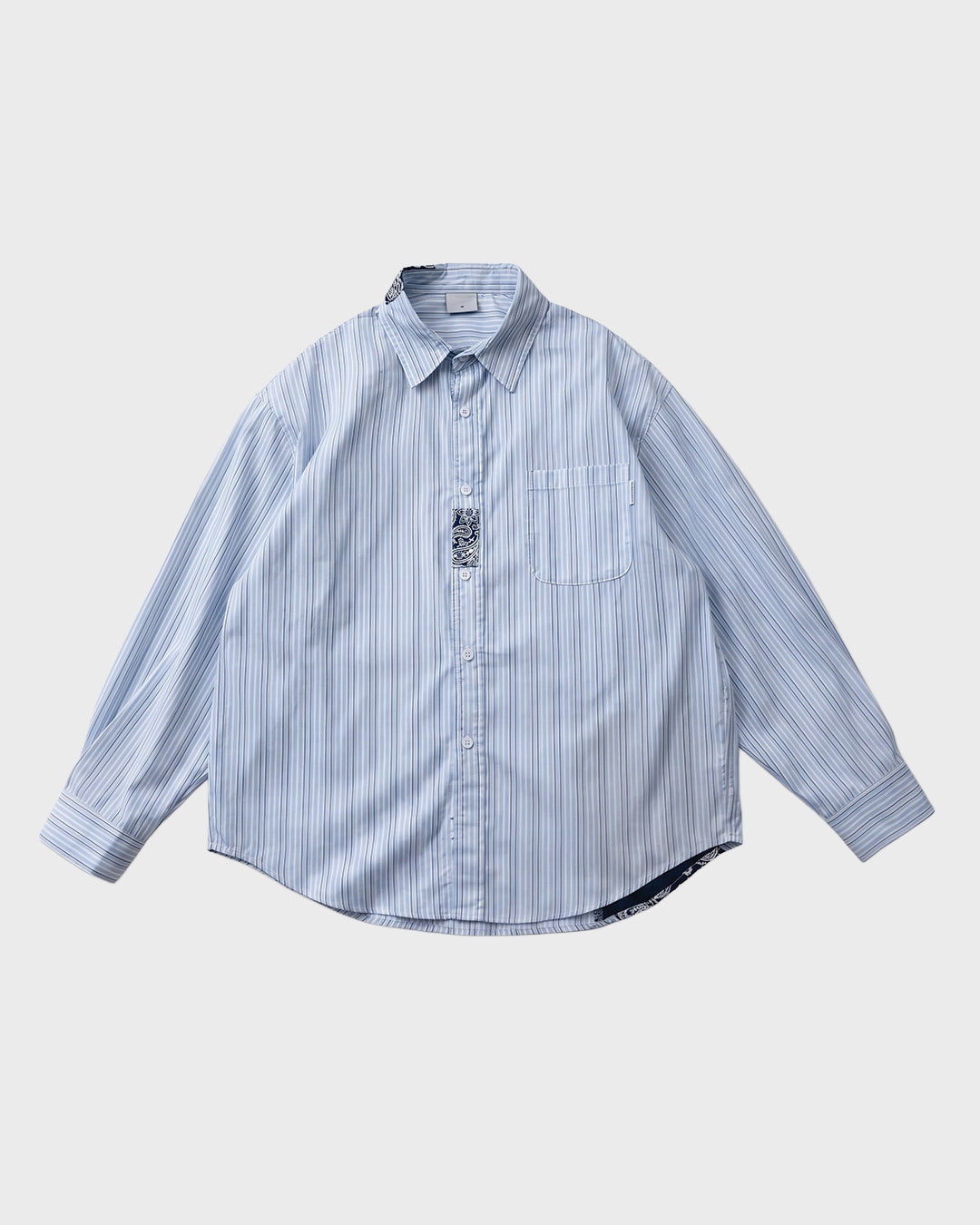 Camicia Oxford Paisley Patch