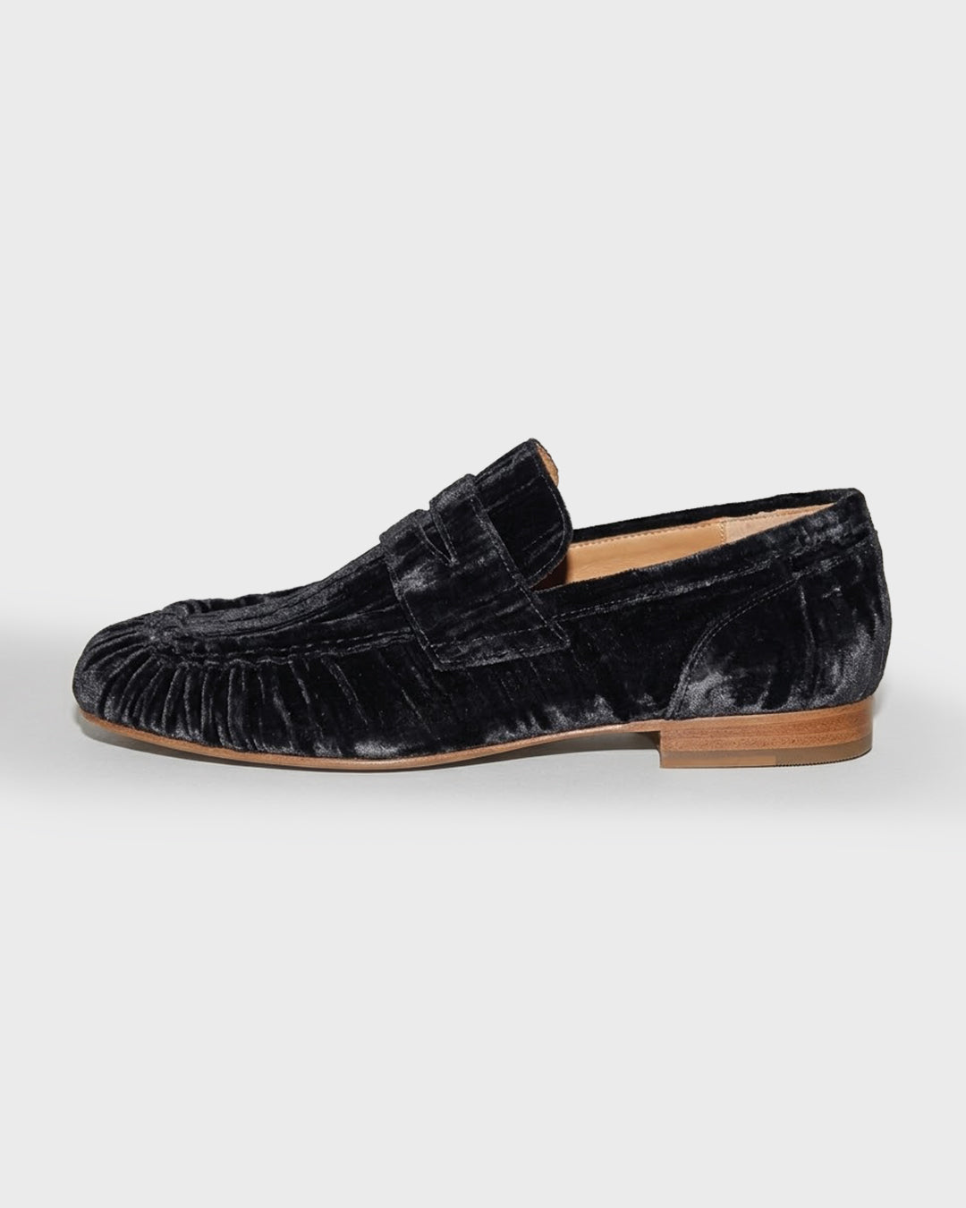 Silk Velvet Loafer