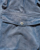 Shorts di jeans effetto candeggiato con bandana