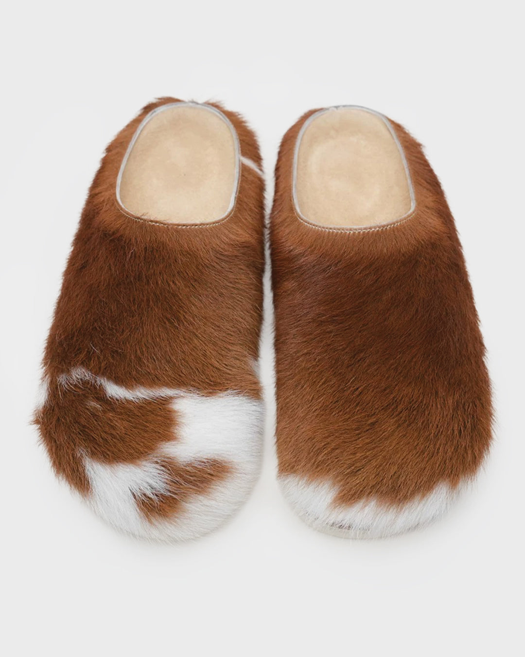 Chestnut Calf Hair Mule