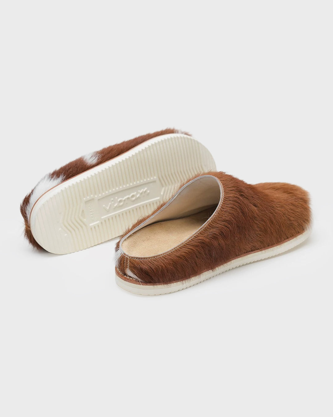 Chestnut Calf Hair Mule