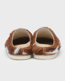 Chestnut Calf Hair Mule