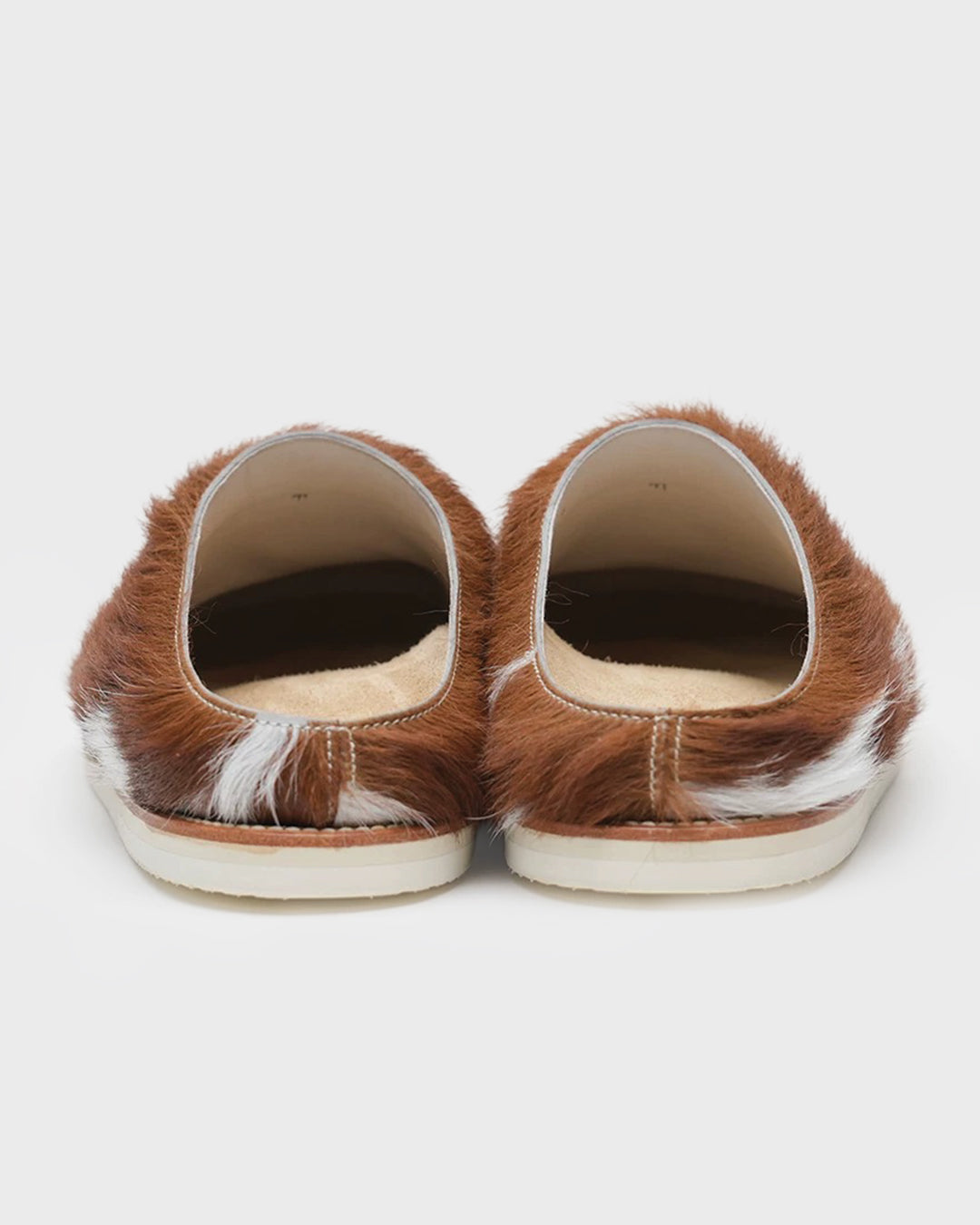 Chestnut Calf Hair Mule