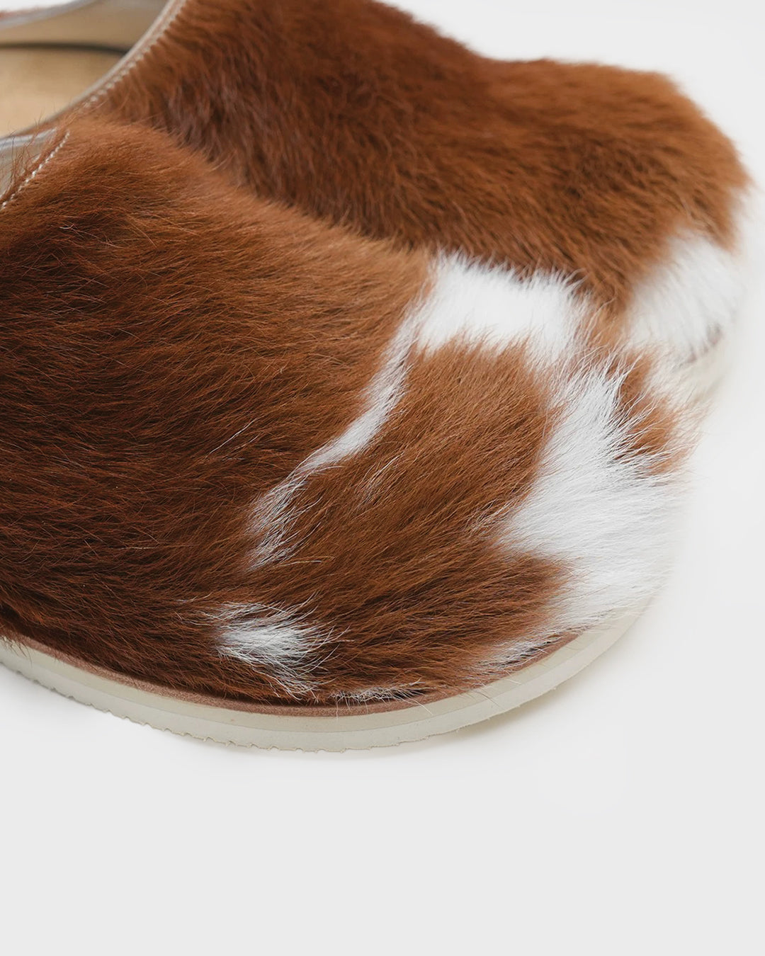 Chestnut Calf Hair Mule