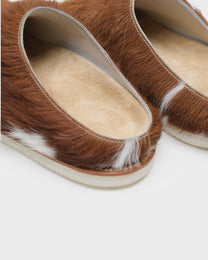 Chestnut Calf Hair Mule