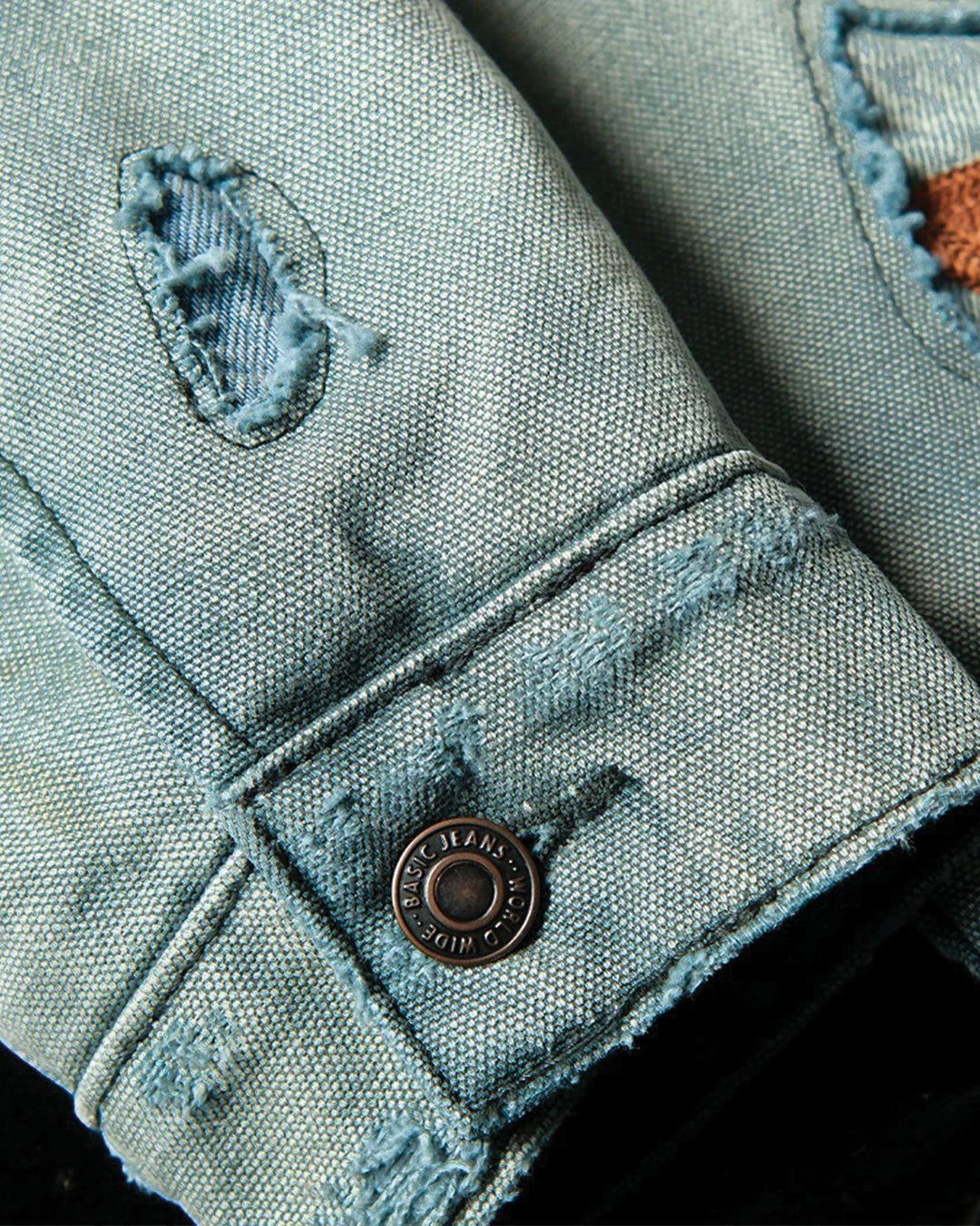 Giacca di jeans rielaborata