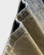 Shorts ampi in denim tinto in capo