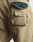 Jewel Denim Patchwork Pant