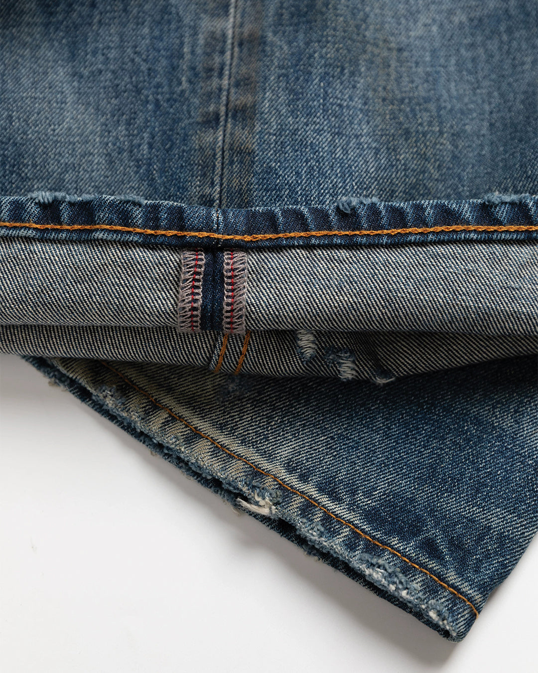 Running Stitch Patchwork Jeans