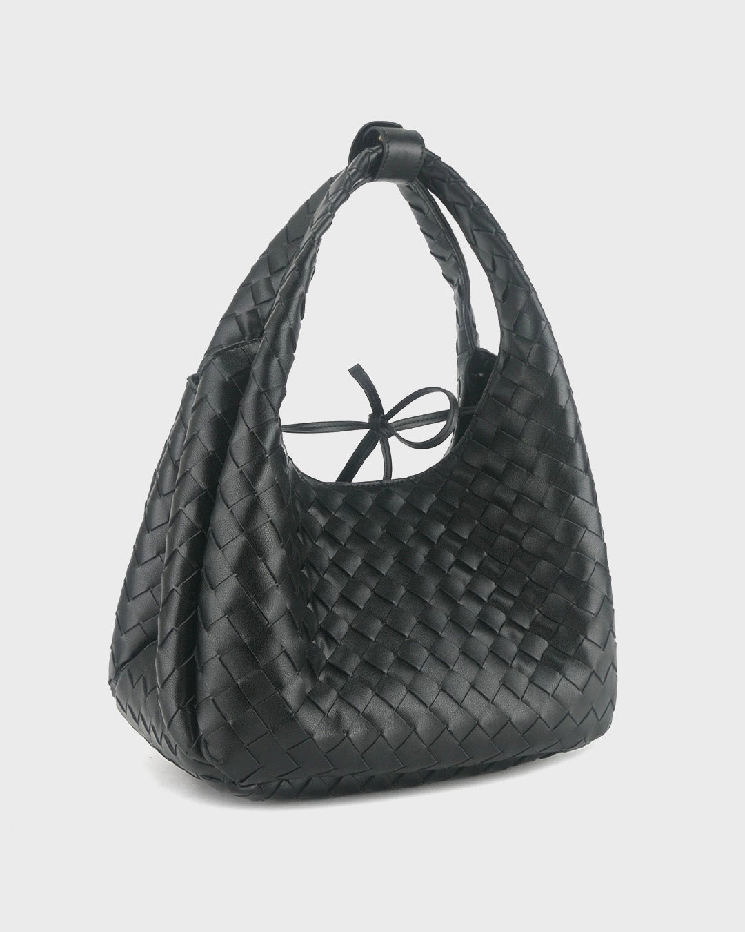 Woven Leather Tote Bag