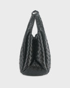 Woven Leather Tote Bag