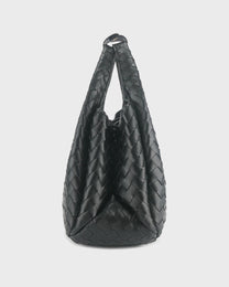 Woven Leather Tote Bag