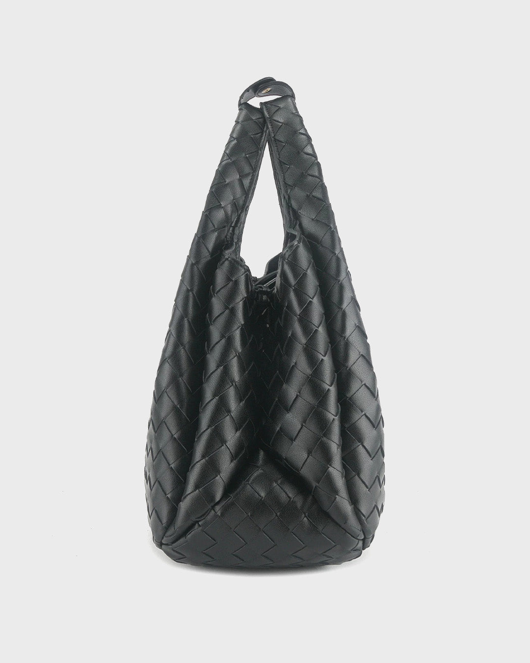 Woven Leather Tote Bag