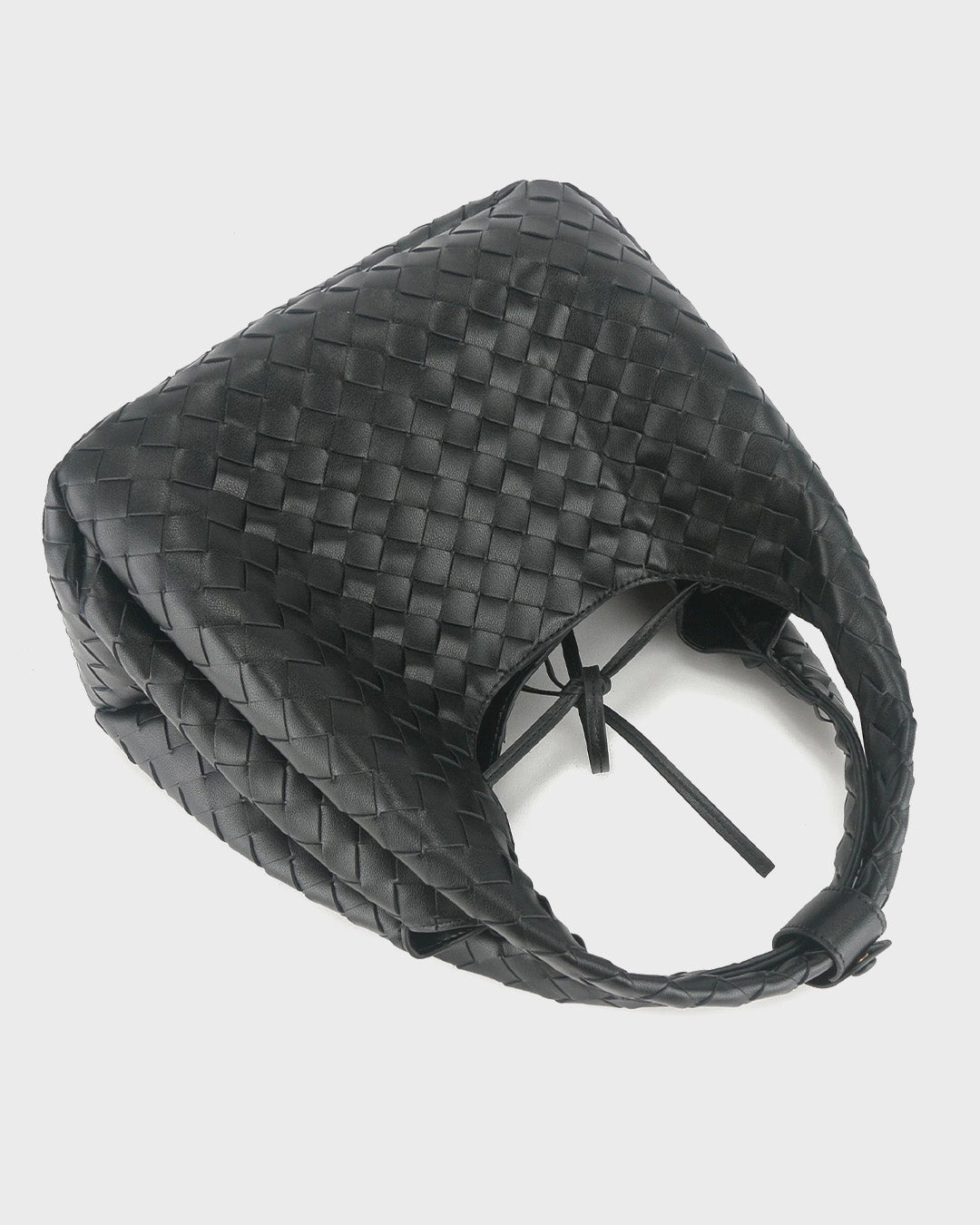 Woven Leather Tote Bag