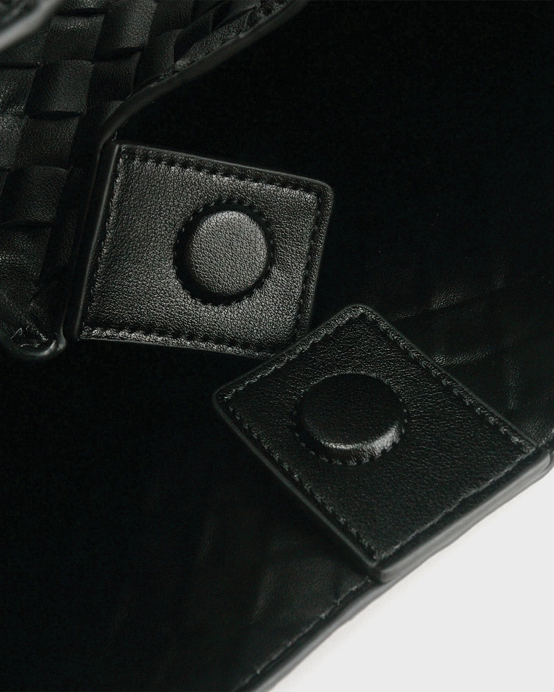 Woven Leather Tote Bag
