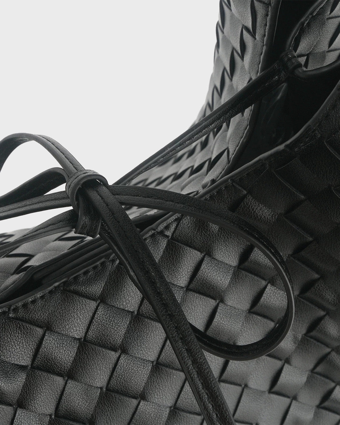 Woven Leather Tote Bag