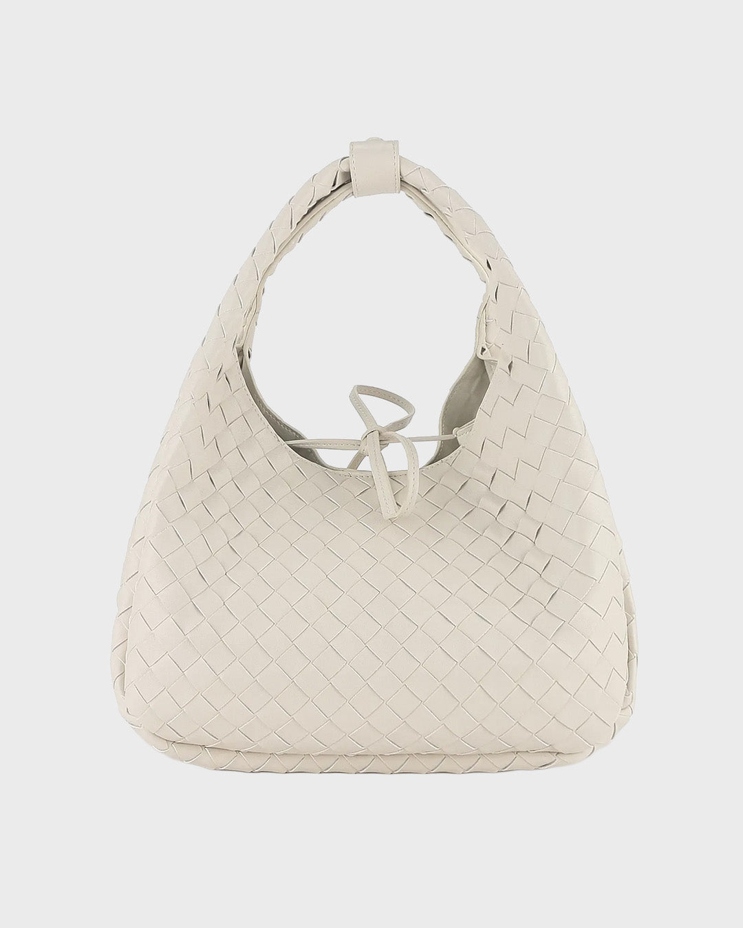 Woven Leather Tote Bag