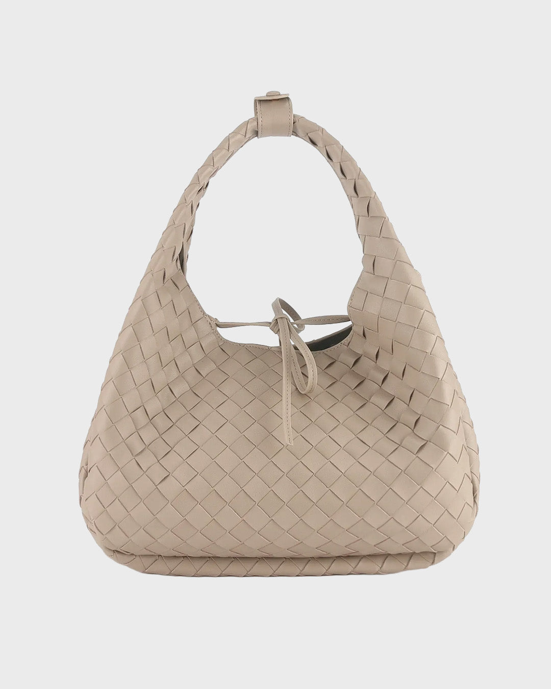 Woven Leather Tote Bag