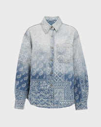 Bandana Panel Overshirt