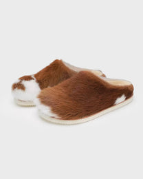 Chestnut Calf Hair Mule