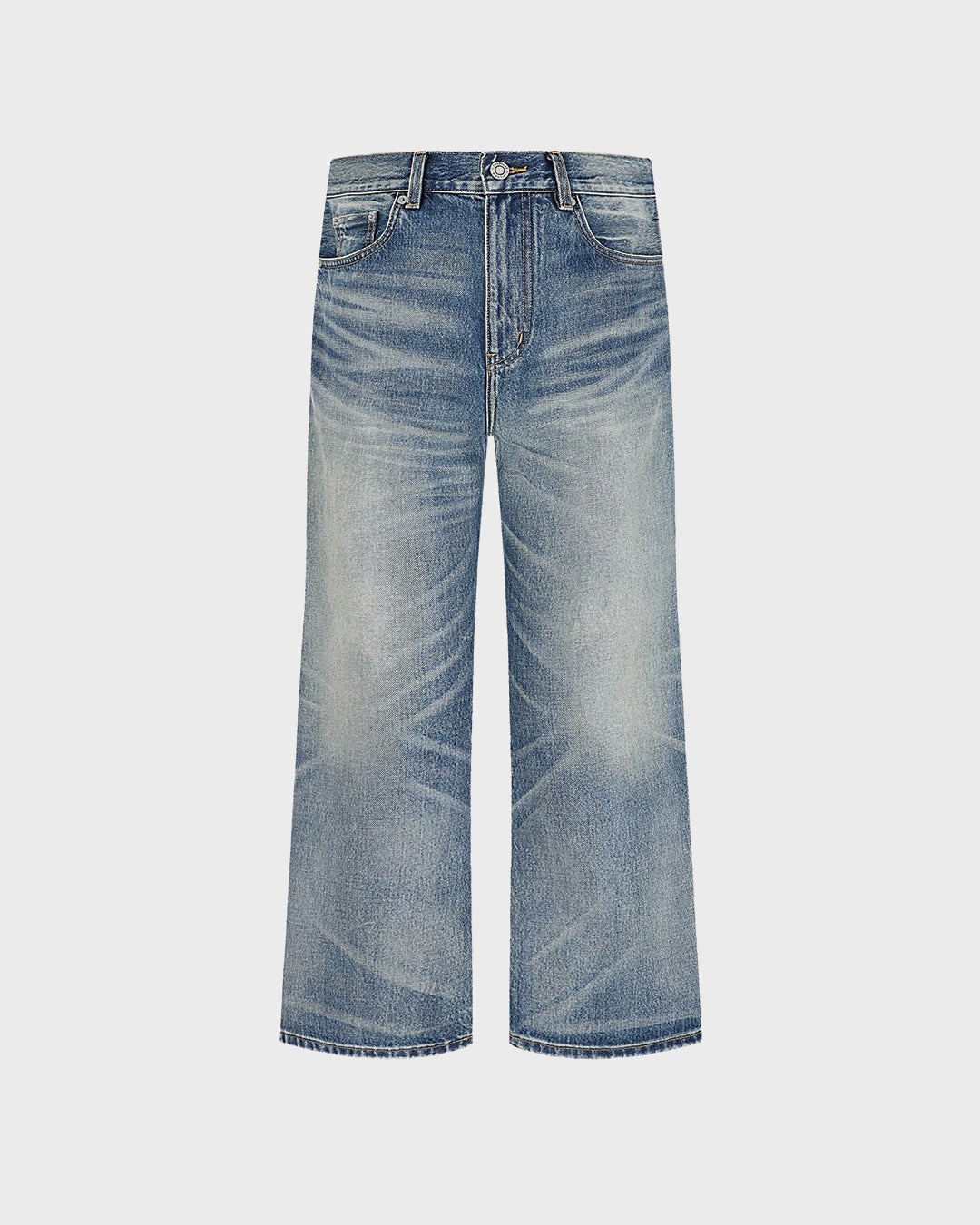 Ice Wash Bootcut Jeans