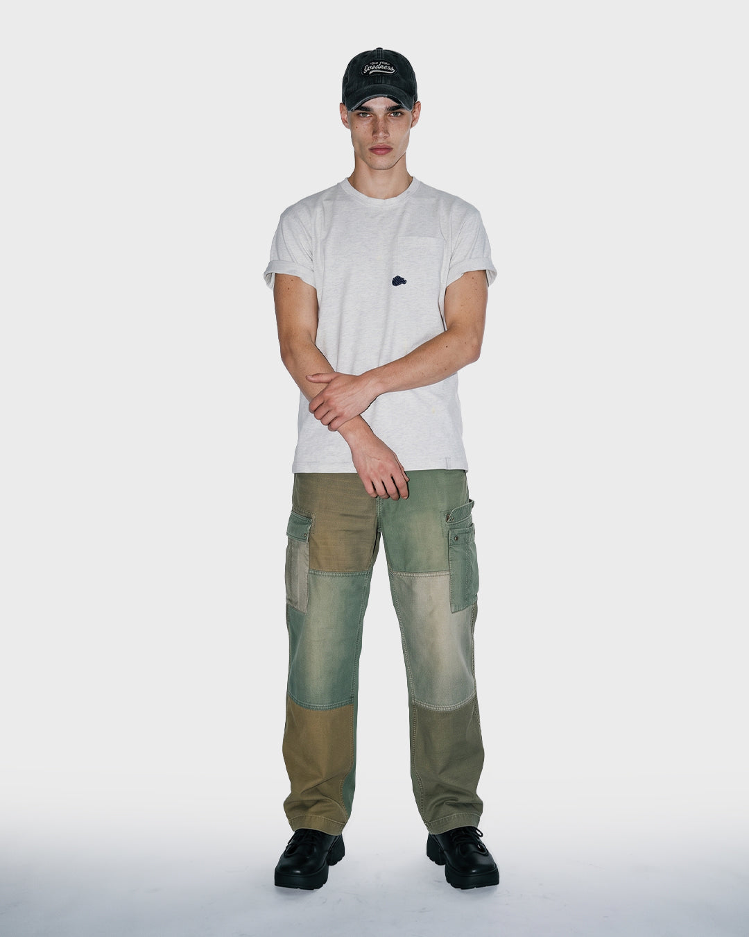 Patchwork Cargo Pant