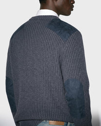 Pulled Rank Knit Pullover