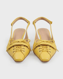 Quoted Lace Pump