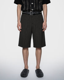 Café Check Shorts