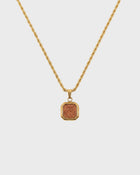 Bezel Stone Pendant Nacklace