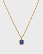 Bezel Stone Pendant Nacklace