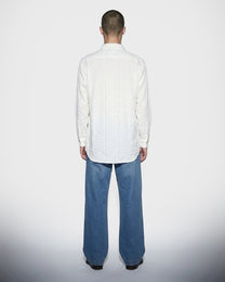 Slow White Jacquard Shirt