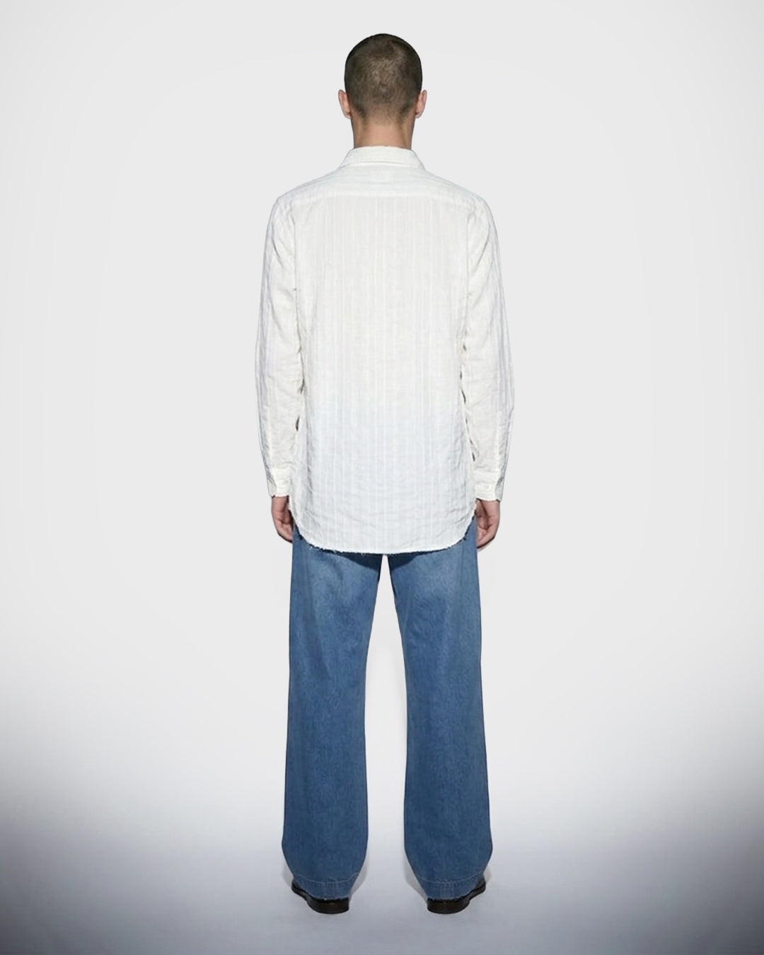 Camicia Jacquard Bianca Tenue