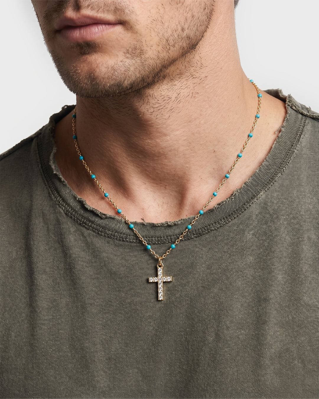 Turquoise Bead Necklace