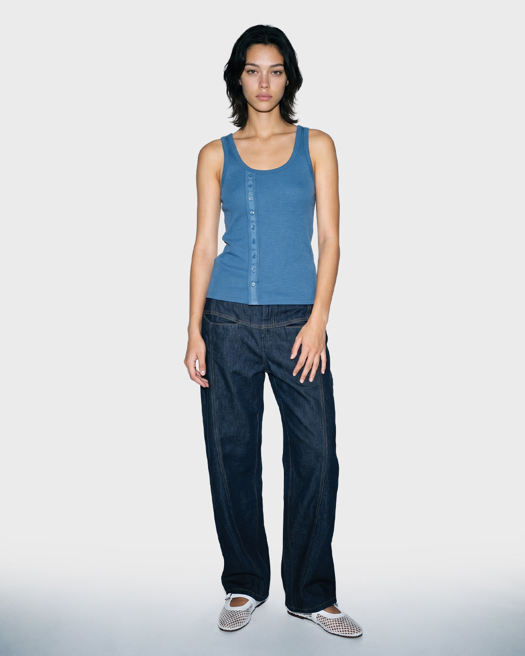 Rib Button Tank